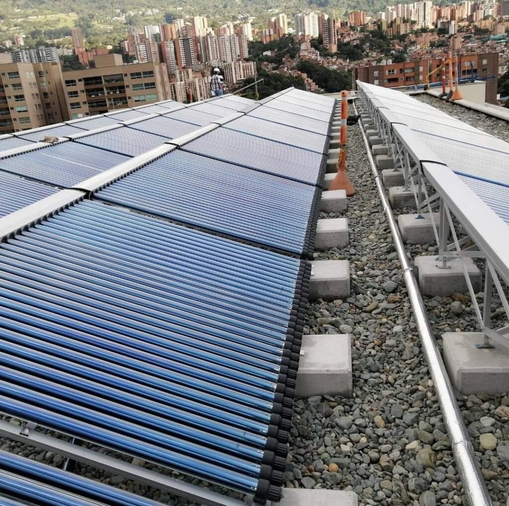 clinica las americas energia solar termica ecosun